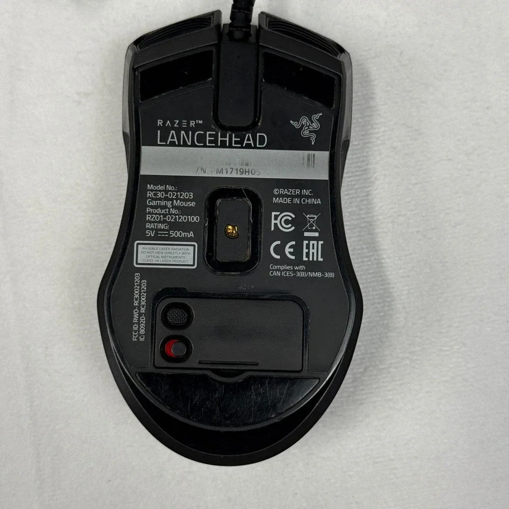 Razer‎ Lancehead Tournament Edition Wired Gaming Mouse Black RZ01-02120100